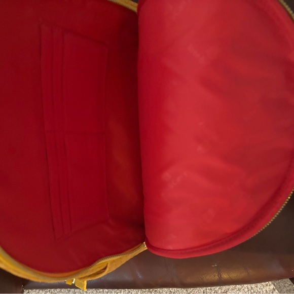 Yellow Textured Backpack - Picture 12 of 13